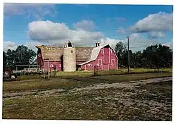 Historic William J. White's barn, near Goodwater