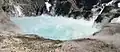 The crater lake in 2004