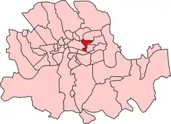 Whitechapel District within the Metropolis