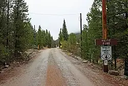 Entering on Road 888