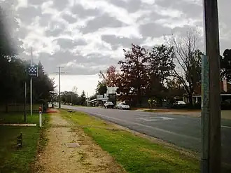 Main street prior to the 2023 upgrades