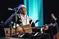 El Mehdi Nassouli from Morocco, playing the sintir at The Cross Culture Festival in Warsaw, Poland, 2012