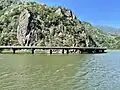 The bridge along the Olt river in the course of DN7 road