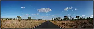 View of the Gregory Developmental Road in Belyando, 2015