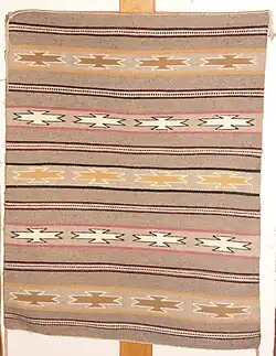 Wide Ruins tapestry 1973, all natural wool and vegetal dyes