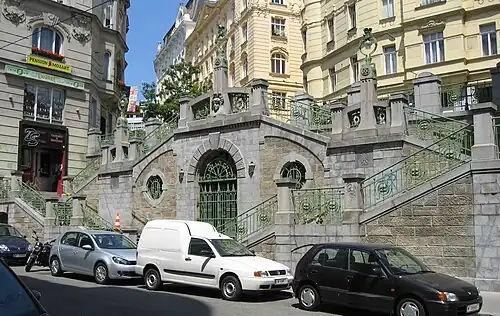 The Fillgraderstiege, Mariahilf, Vienna.