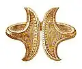 Gold bracelet (from pre-WWI book plate)