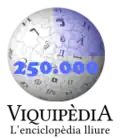250,000 articles on the Catalan Wikipedia (2010)