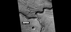 Valleys as seen by HiRISE under HiWish program