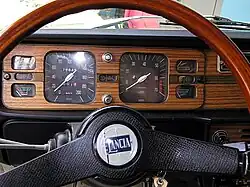 1972 Lancia 2000 i.e. gauges