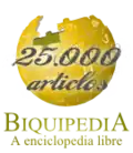 The 25,000th article was created on 16 March 2011
