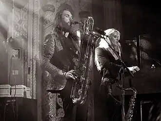 Wild Belle performing in 2016