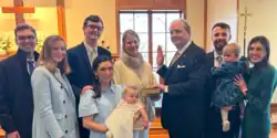 Justice Will Sellers, wife Lee Sellers and family