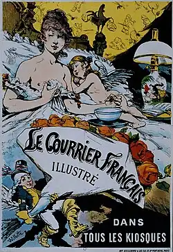 Poster for Le Courrier Français