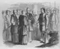 William Adams with a daimyo (feudal lord) and their attendants