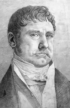 William Gell, by Cornelius Varley, 1816 (National Portrait Gallery).