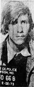 Mugshot of William Carroll "Billy" Isaacs, from Maryland Department of Corrections, February 1973