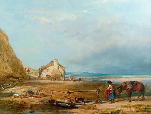 Hall Sands, Devonshire by William Collins