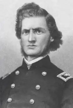 1909 black and white head and shoulders illustration of Colonel William Francis Lynch in dress uniform