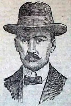 Bust Drawing of William Hooper Young from 1902 newspaper