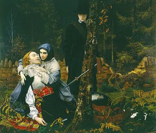 The Wounded Cavalier by William Shakespeare Burton