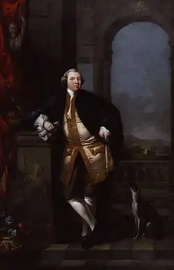 1760 portrait of Shenstone by Edward Alcock