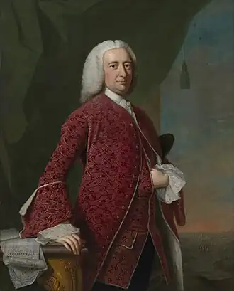 Portrait of William Shirley, 1750