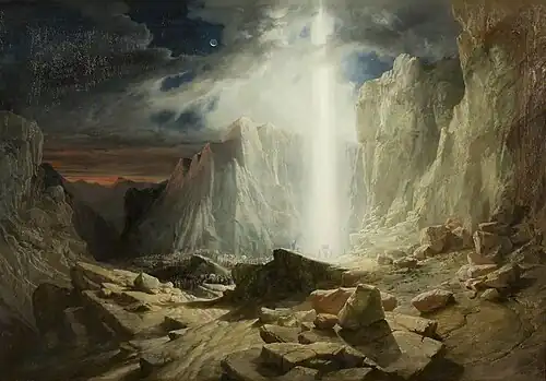 The Israelites Passing through the Wilderness, Preceded by the Pillar of Light by William West