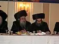 Two brothers, both Spinka Rebbes from Williamsburg, Rabbis Isaac Horowitz and the deceased Rabbi Berish Horowitz, sons of Rebbe Hershele Spinker