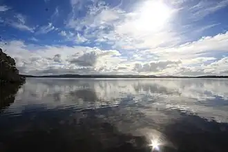 Wilson Inlet from Nullaki Peninsula, facing north across the inlet towards Denmark