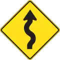 Winding road ahead.