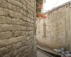Narrow, winding street