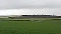 View looking south-east from Begbie, towards Begbie Wood.
