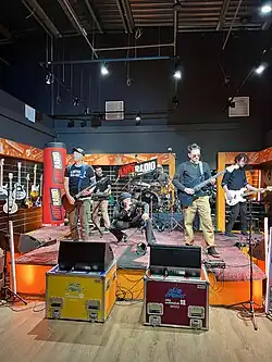 Wirefall performing at Antyfest final in 2024