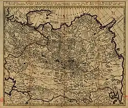 In 1705, Amsterdam mayor Nicolaas Witsen published a map of Tartaria, or Tartary (Land of the Tartars), the Wild Fields