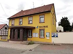 The town hall in Wittersheim