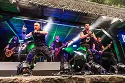 Wolfchant performing in 2025