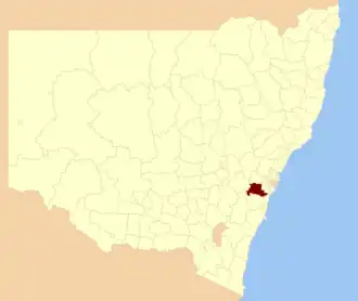 Location in Outer Metropolitan Sydney