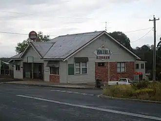 Wolumla Railway Junction Hotel, named after the proposed railway that would have passed through the village.