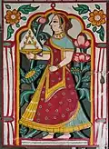 Wood painting