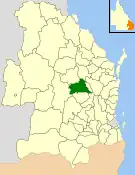 Location within Queensland