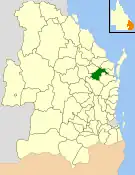 Location within Queensland