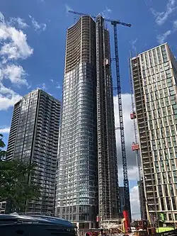 40 Charter Street under construction in May 2024