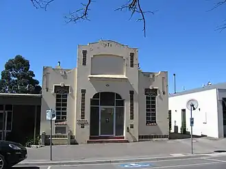 Former Council chambers in Woodend
