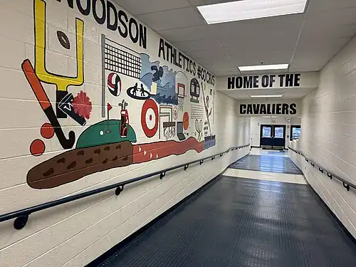 Athletics hallway
