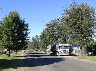 The main street