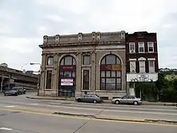 Former Workingman's Savings Bank & Trust Co. Building (also the former ARC House Building), built in 1901, located at 800 East Ohio Street