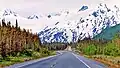 Worthington Glacier seen from the highway