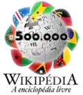 500,000 articles on the Portuguese Wikipedia (2009)