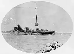 Image 66The wrecked German raider Emden (from History of the Royal Australian Navy)